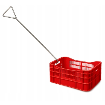 Hak do ciągnięcia pojemników i skrzynek stal nierdzewna mocny do magazynu