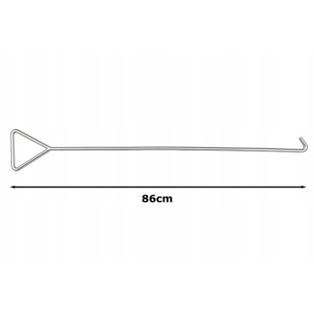 Hak do ciągnięcia pojemników i skrzynek stal nierdzewna mocny do magazynu